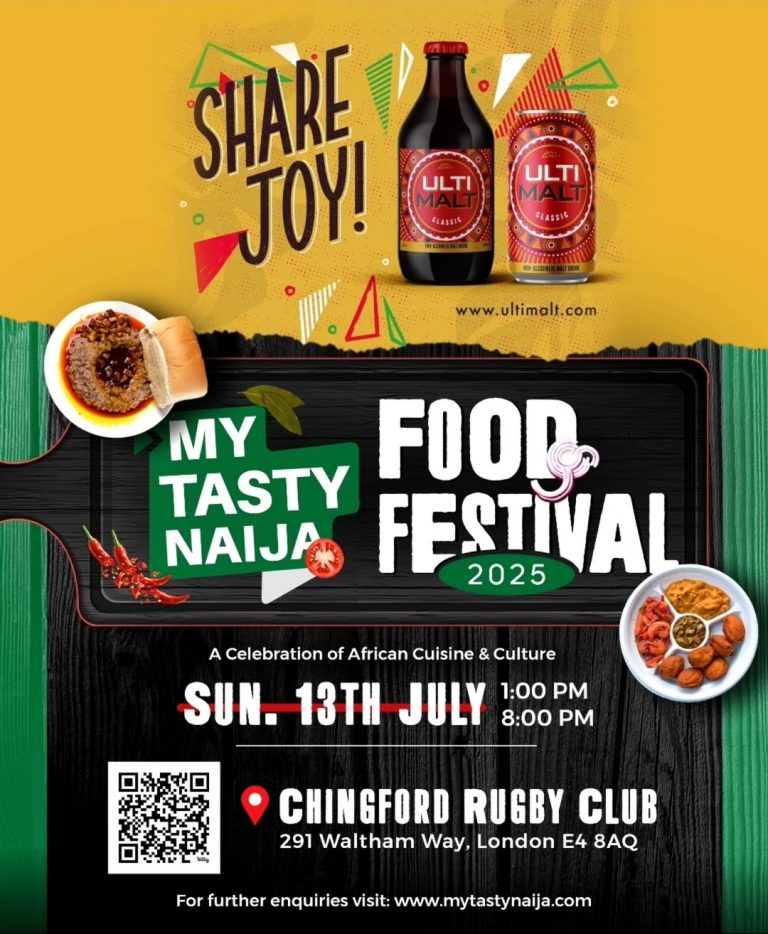 MY TASTY NAIJA FOOD FESTIVAL 13TH JULY 2025 Sponsor By Ultimalt (2)